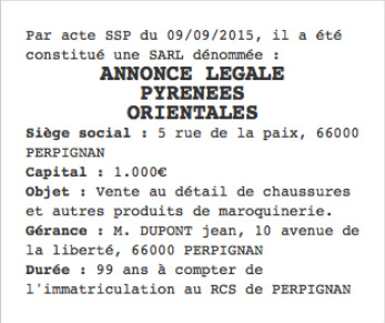 annonce legale pyrenees orientales